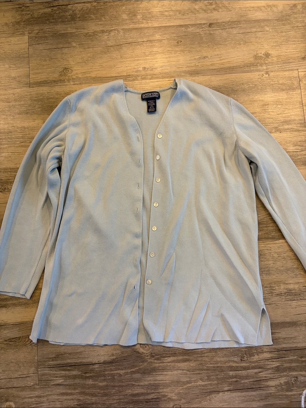 Lands' End 100% Cotton Cardigan